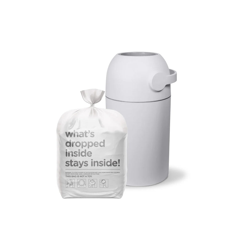 BabyRest Aster Nappy Bin - White