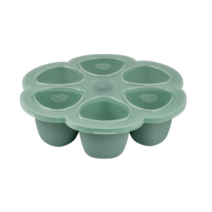 Beaba Multiportions Silicone Freezer Tray 90ml - Sage Green
