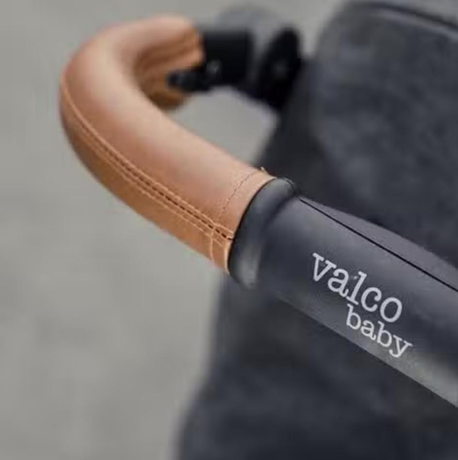 Valco Baby PU Handle Bar Covers & Bumper Bar Cover (fits Snap 3 & 4) Caramel(A9850)