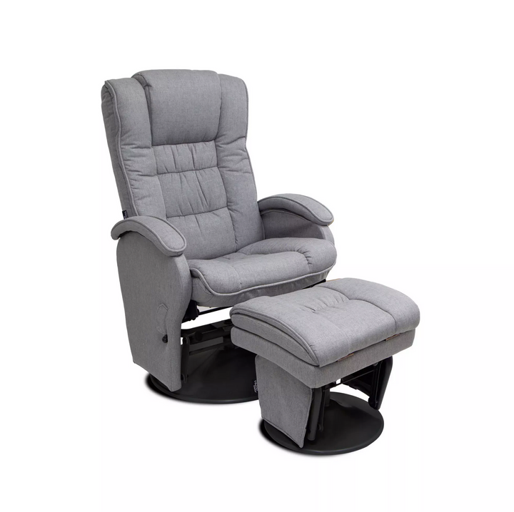 Valco Baby Eurobell Glider And Ottoman Misty Grey(N9944)