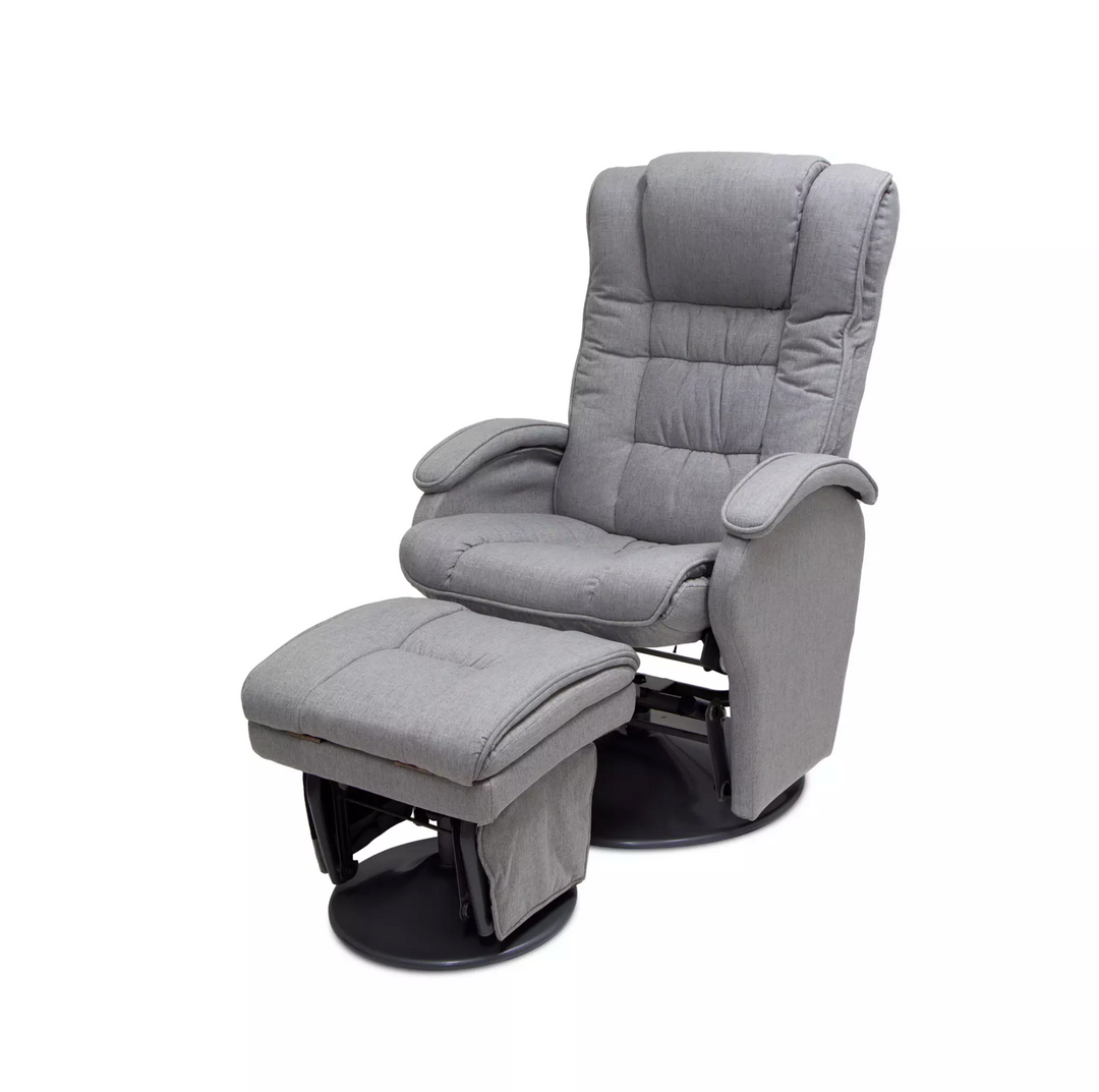 Valco Baby Eurobell Glider And Ottoman Misty Grey(N9944)