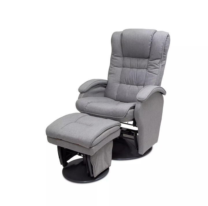 Valco Baby Eurobell Glider And Ottoman Misty Grey(N9944)