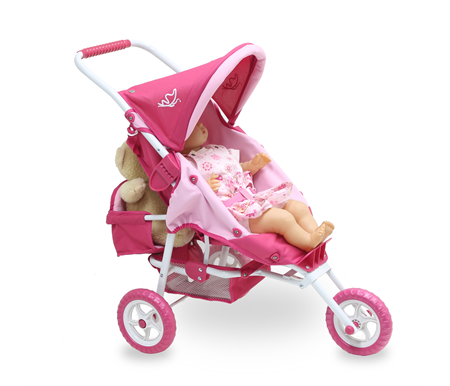 Valco Baby Mini Marathon with Toddler Seat Doll Stroller - Butterfly Pinkl(T9133)