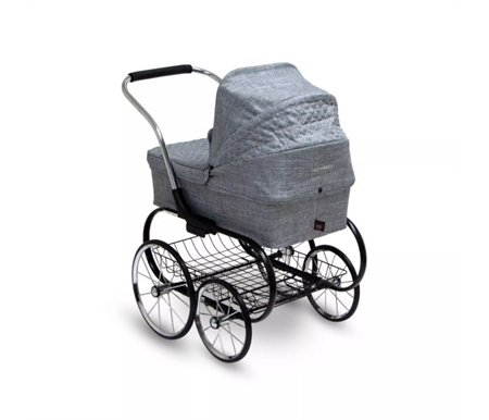 Valco Baby Royale Doll Stroller- Grey Marle(T9755)