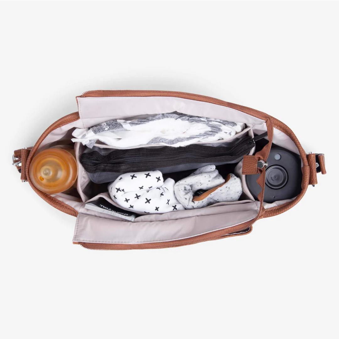 VANCHI Pram Caddy Pebbled Tan