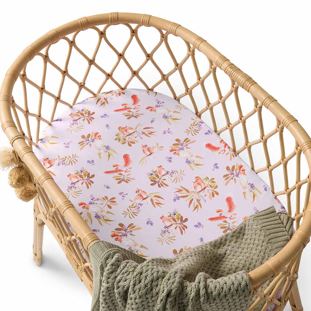 Bassinet Sheet / Change Pad Cover Major Mitchell