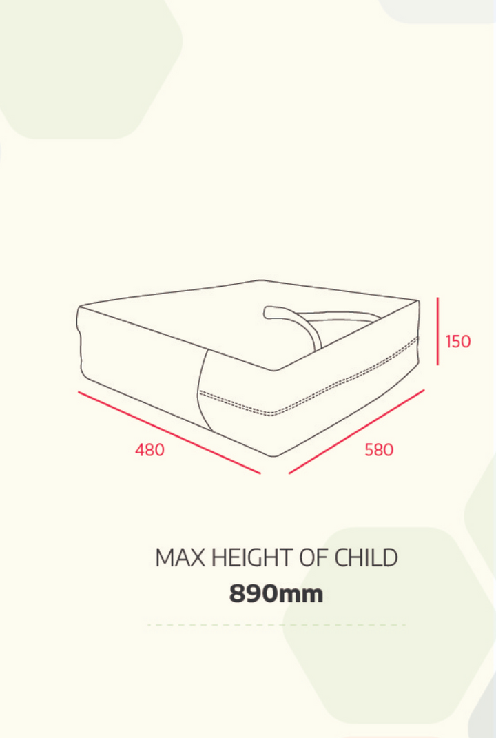 Veebee Amado Travel & Play Cot-Black(N9560)