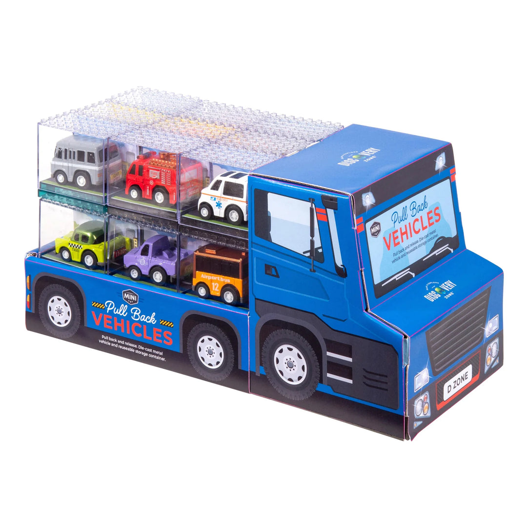 Discovery Zone Pull Back Vehicles - Mini (Assorted)