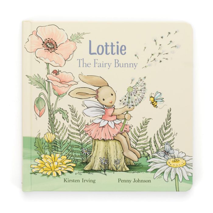 Jellycat Lottie the Fairy Bunny Book 2x19x19cm