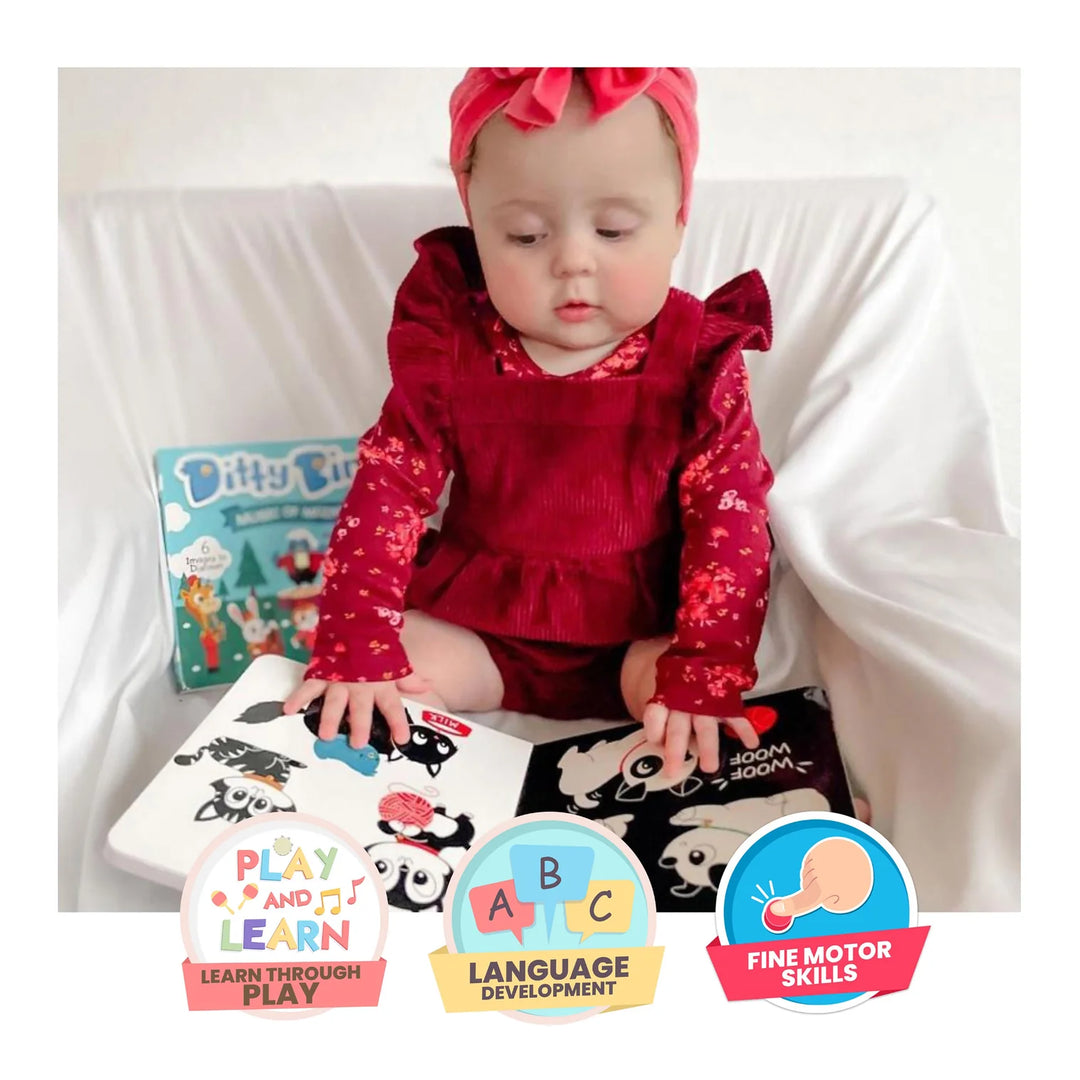 Ditty Bird Black and White Animals Monochrome