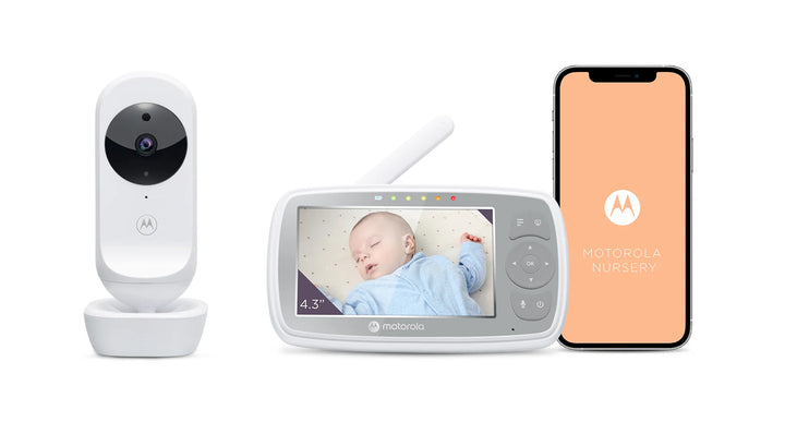 MOTOROLA CONNECT VM44 4.3" Wi-Fi Video Baby Monitor