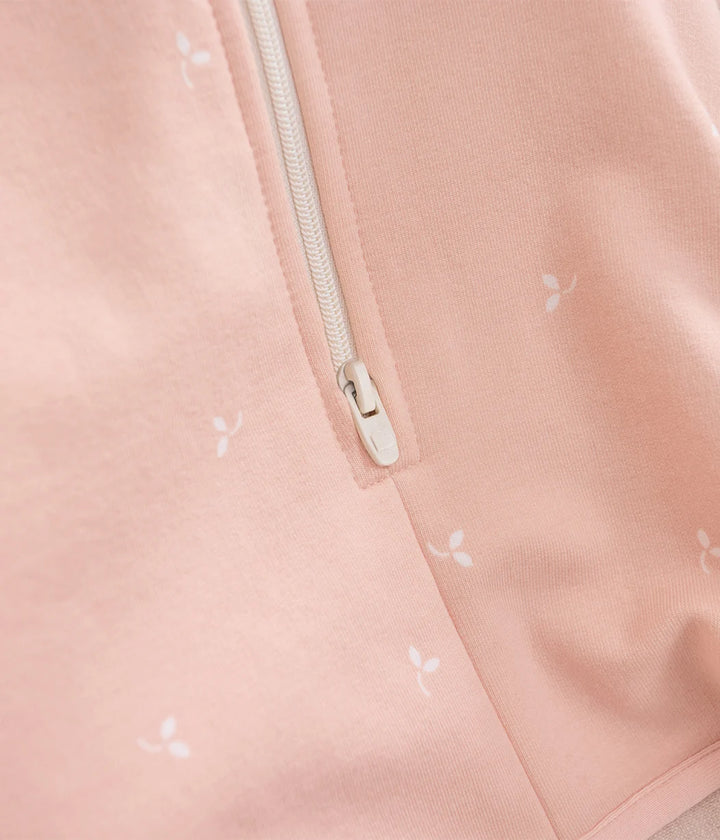 Swaddle Up 1.5Tog Cotton Fleece - Blush Twigs
