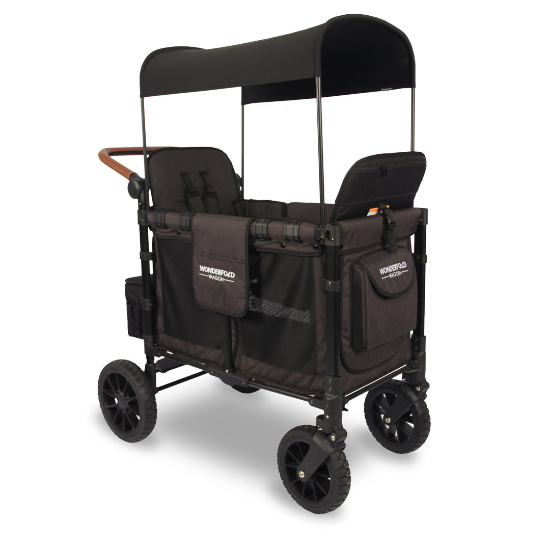 Wonderfold W2 Luxe - Double Wagon - Volcanic Black