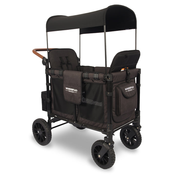 Wonderfold W2 Luxe - Double Wagon - Volcanic Black