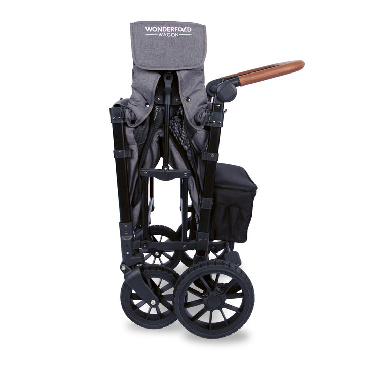 Wonderfold W2 Luxe - Double Wagon - Charcoal Grey with Black Frame