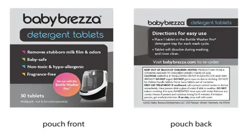 Baby Brezza Detergent Tablets for Bottle Washer Pro® 120 Tablets