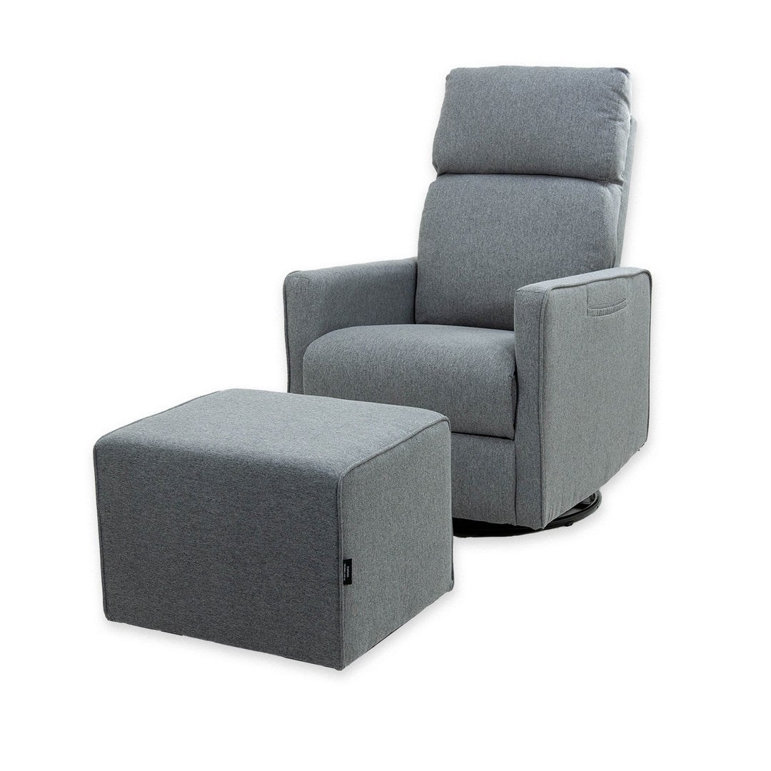 Valco Baby Selene Glider Set(Incl Harmony Ottoman)-Carbon(N0183/N0186)
