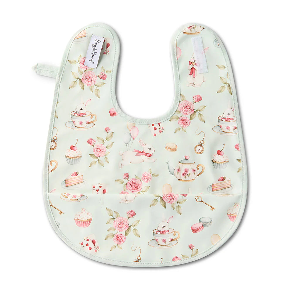 Snuggle Bib Waterproof - White Rabbit