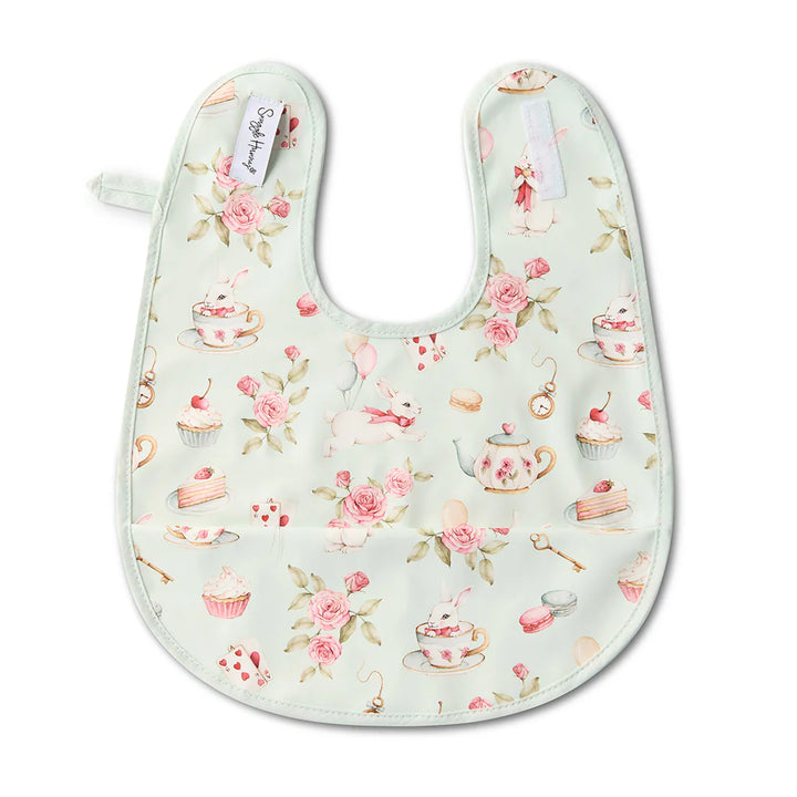Snuggle Bib Waterproof - White Rabbit