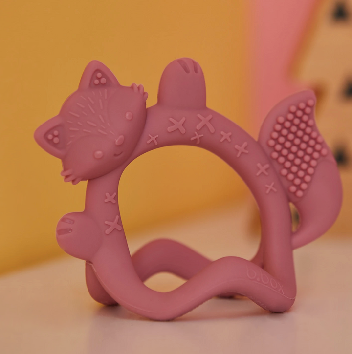 B.Box Wrist Teether - Blush Fox