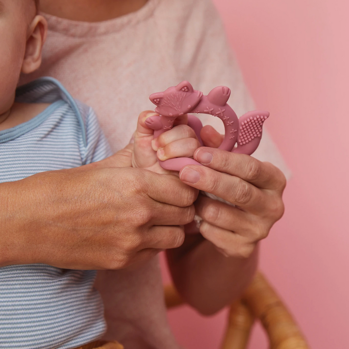 B.Box Wrist Teether - Blush Fox