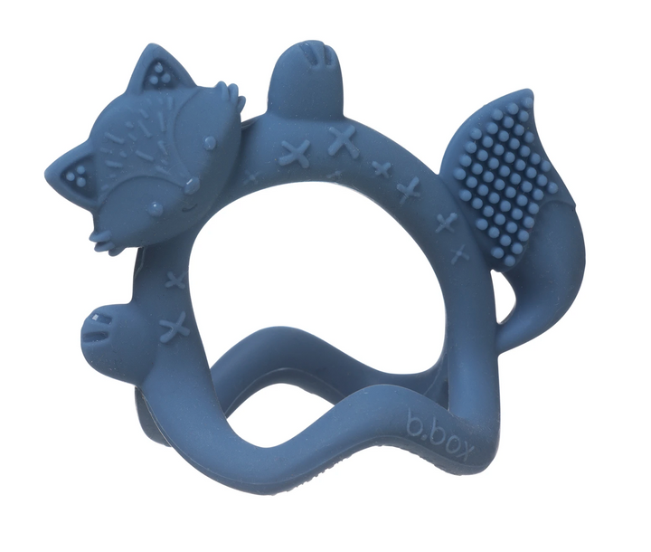 B.Box Wrist Teether - Lullaby Blue Fox