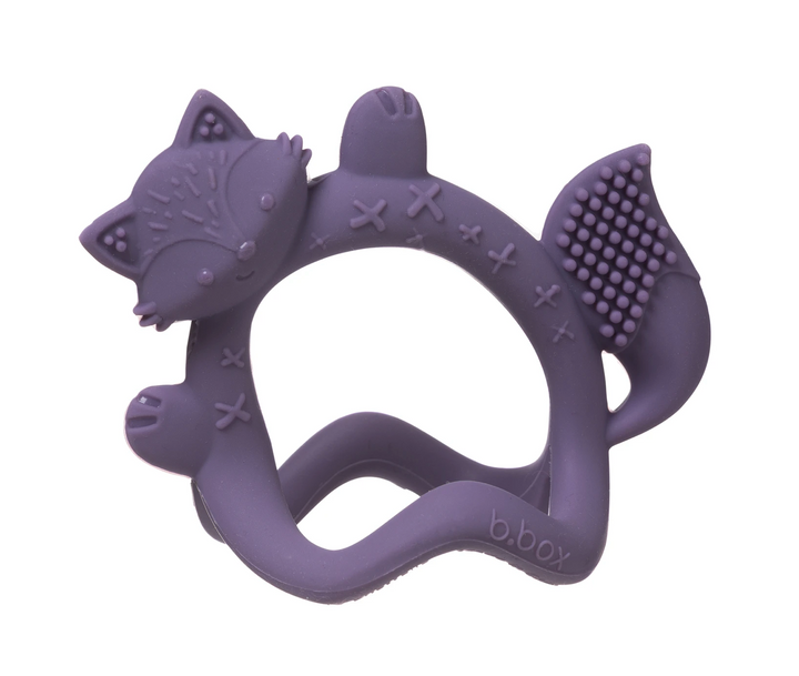B.Box Wrist Teether - Peony Fox