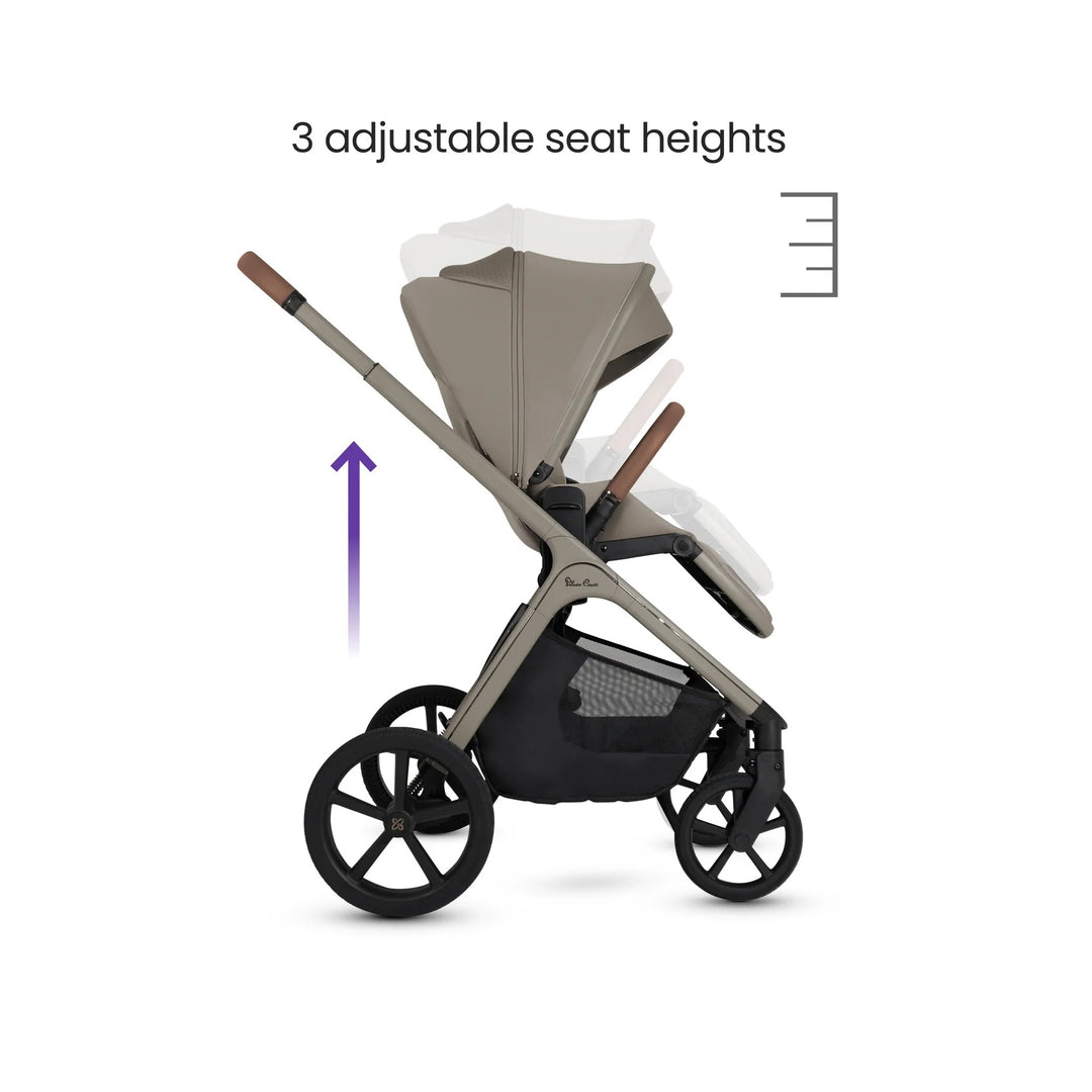 Silver Cross Cove with Carrycot (6 Piece) - Champagne