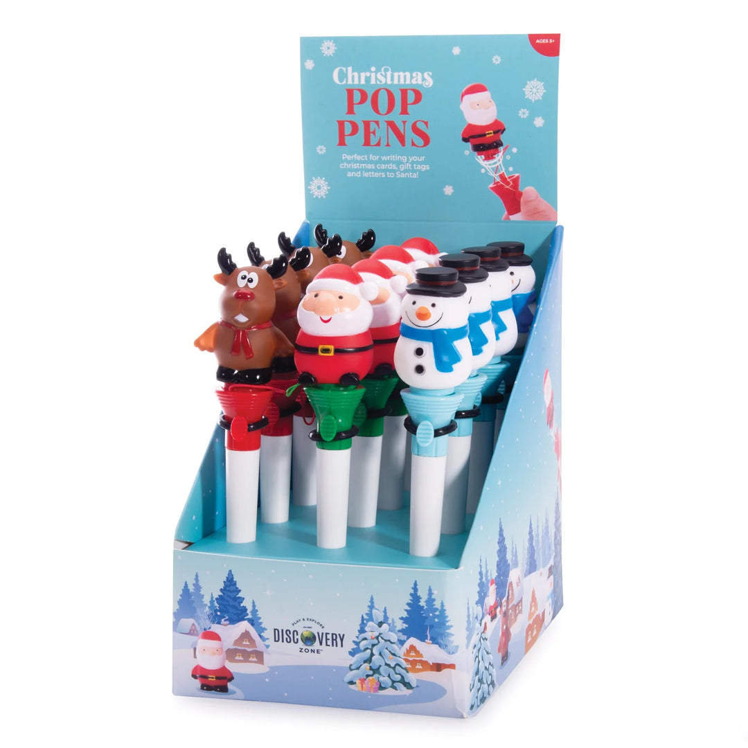 Discovery Zone Christmas Pop Pen - Assorted