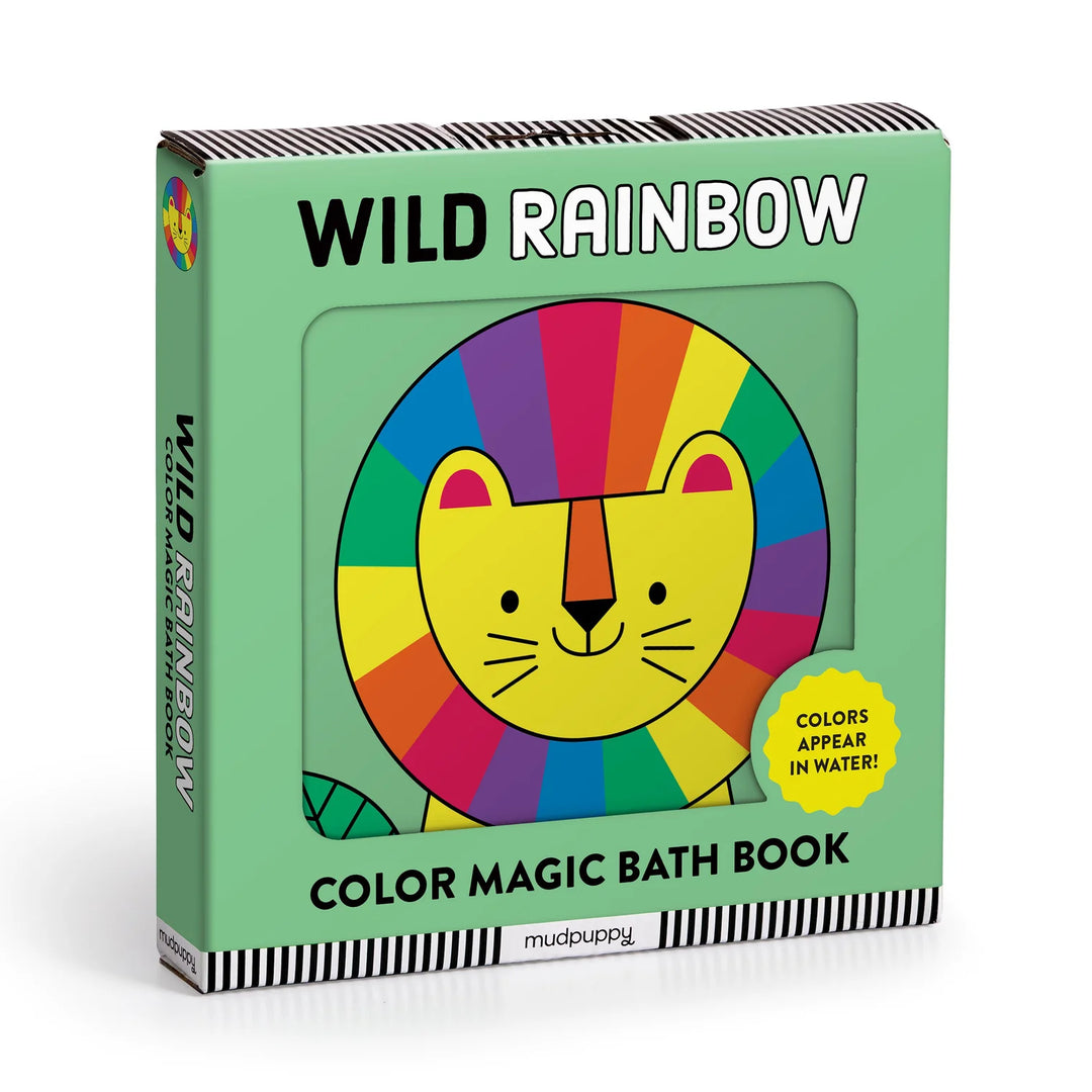 Mudpuppy Wild Rainbow Color Magic Bath Book Multi-Coloured