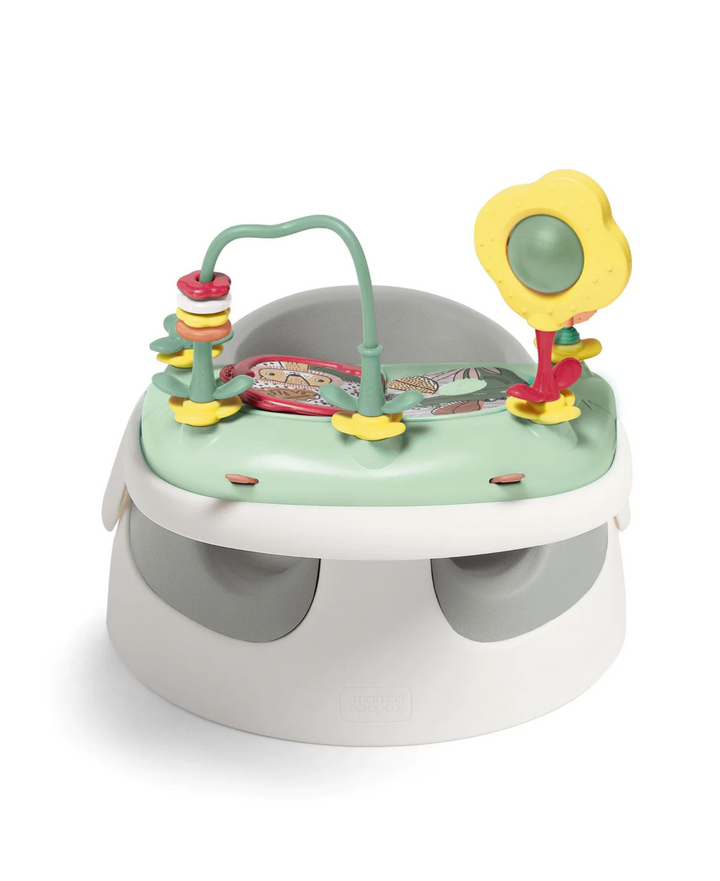 Mamas & Papas Snug Floor Seat with Activity Tray - Pebble Grey