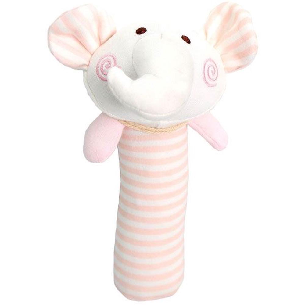 1-2-3 Grow Organix Squeakie Buddy-Elephant Pink(SB488)