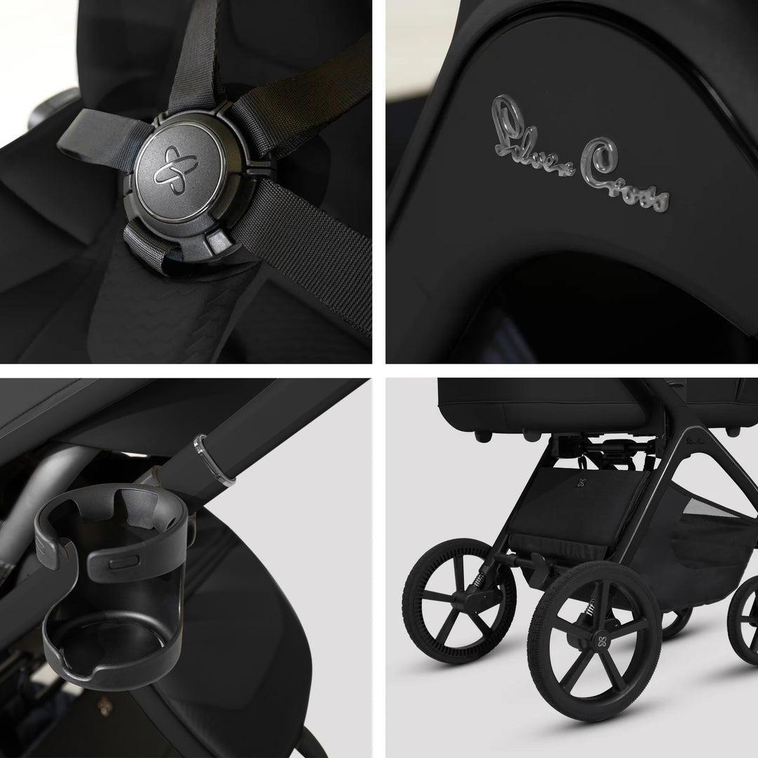 Silver Cross Cove with Carrycot (6 Piece) - Onyx