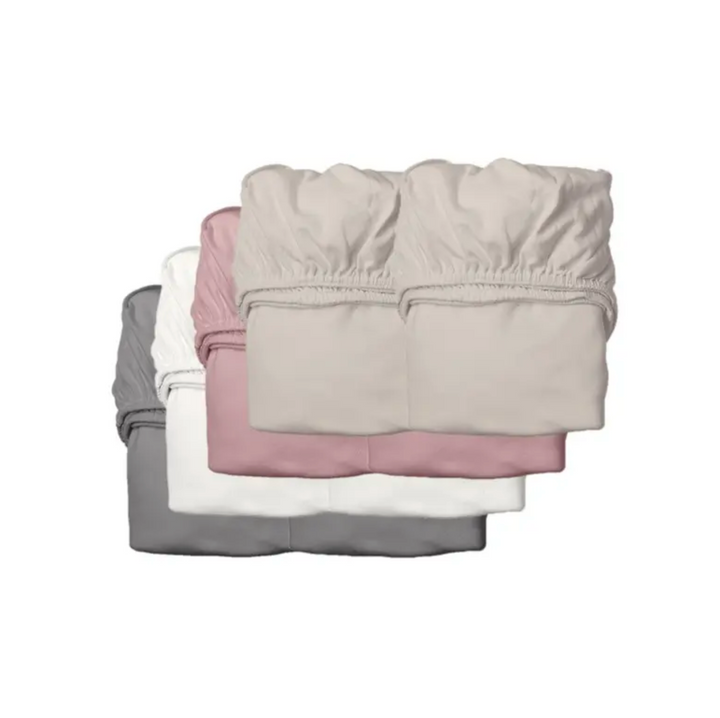 Leander Organic Baby Cot Sheets 2pk