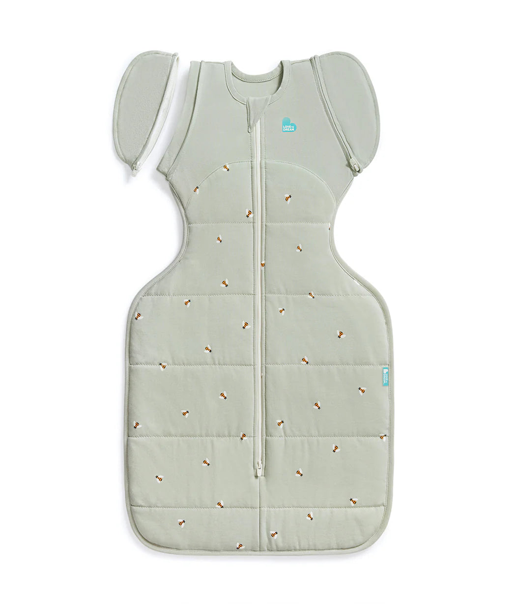 SWADDLE UP™ Transition Bag WARM 2.5T - Olive Bees